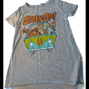 Scooby Doo Mystery Machine Gang Grey Tee Shirt Unisex Small